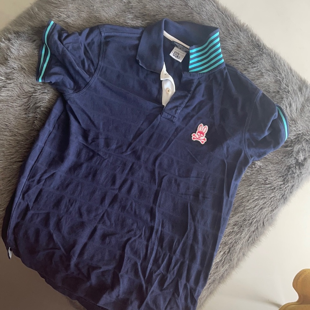 Psycho Bunny Navy Blue Polo